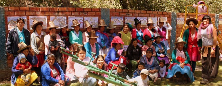 Photography, myself and my sunshine during a painting workshop. Community outreach program in Llupa, Huaraz, Peru. 2013.Go to Page