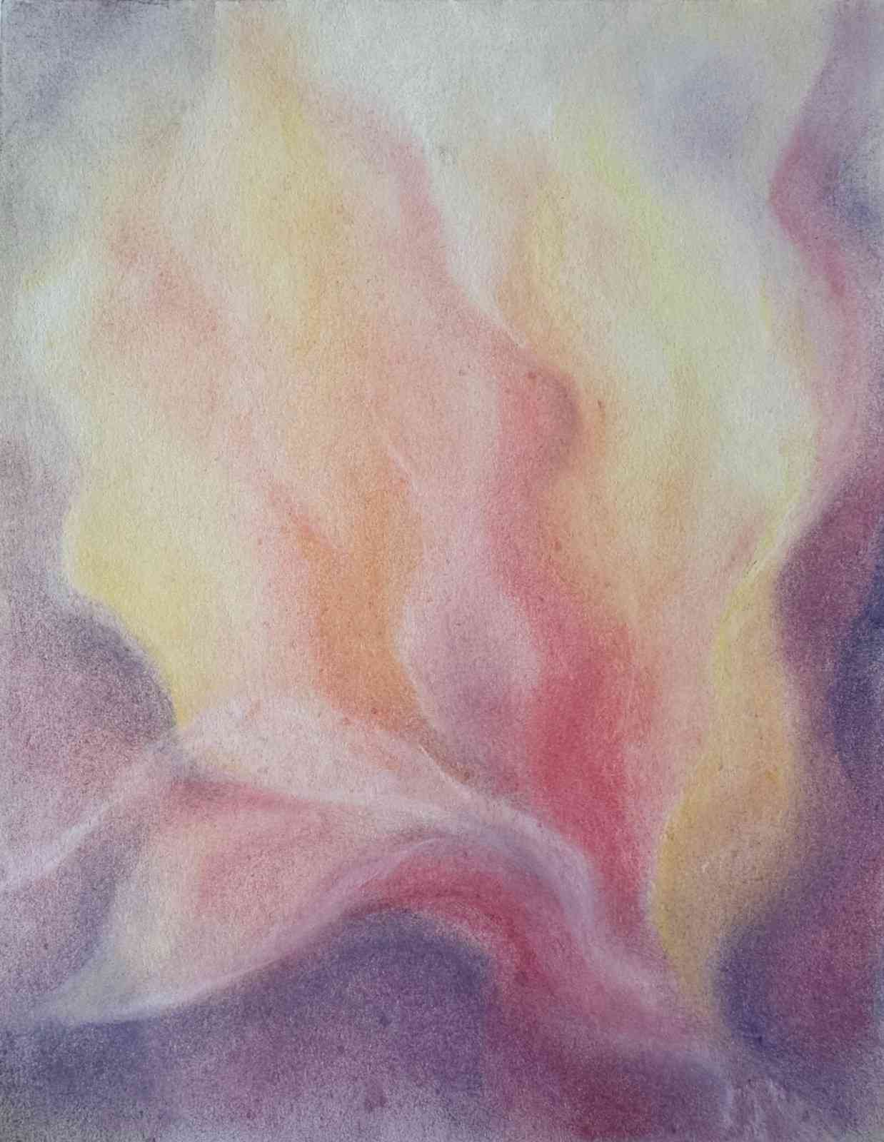 "Flower" (2019) Chalk pastel on paperGo to Page